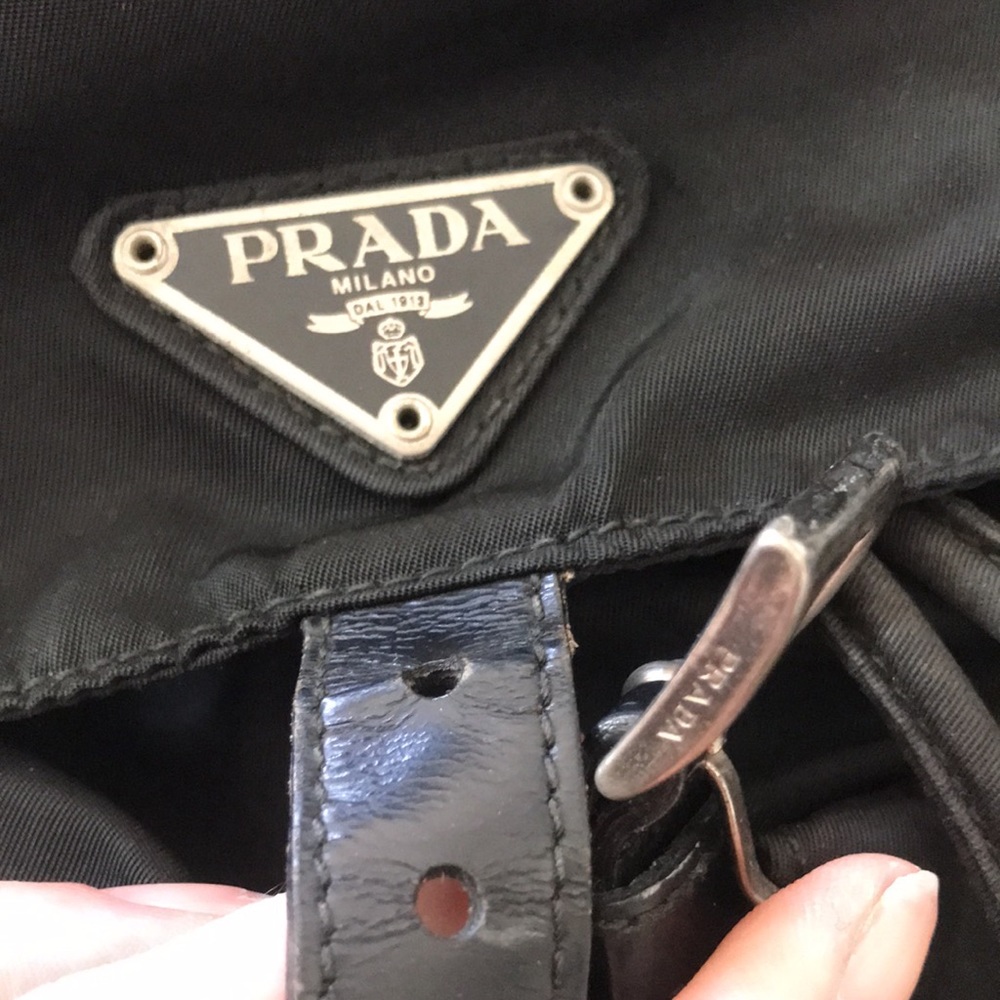 ⭐️ Authentic Prada Mini Nylon Drawstring Backpack - Picture 11 of 16